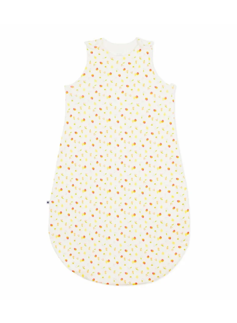 بيتي باتو Babies' 0.5 TOG cotton sleeping bag printed with little fruits